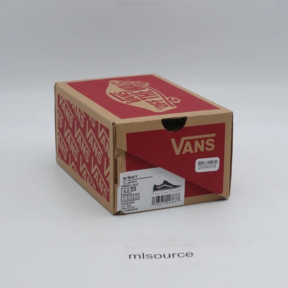 NEW Toddler Kid's VANS Old Skool V Hook and Loop Sneakers VN0A4VJJBA2